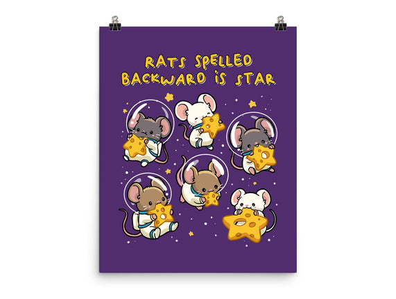 Rats Spelled Backward Is Star