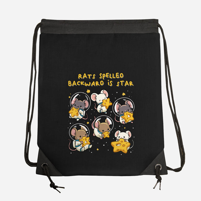 Rats Spelled Backward Is Star-None-Drawstring-Bag-GoshWow