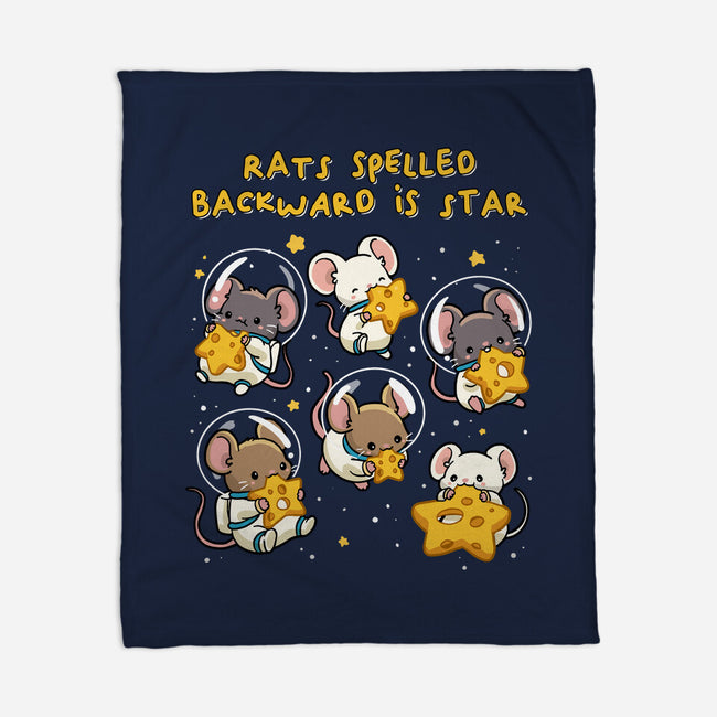 Rats Spelled Backward Is Star-None-Fleece-Blanket-GoshWow