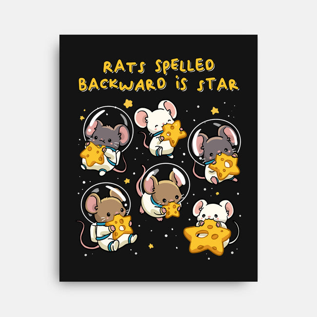 Rats Spelled Backward Is Star-None-Stretched-Canvas-GoshWow