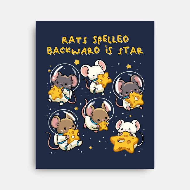 Rats Spelled Backward Is Star-None-Stretched-Canvas-GoshWow