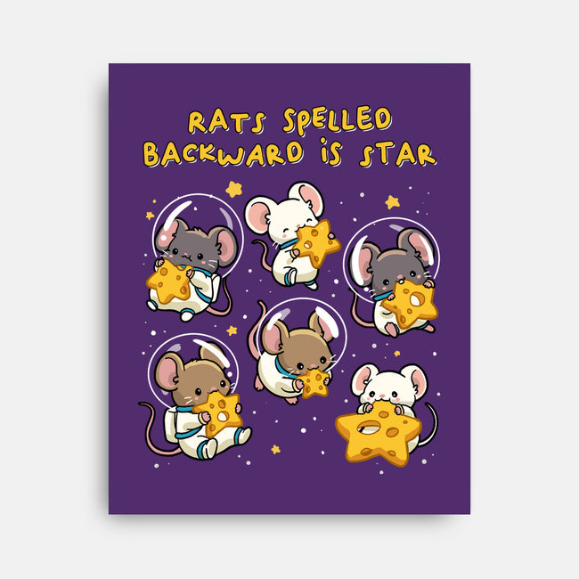 Rats Spelled Backward Is Star-None-Stretched-Canvas-GoshWow