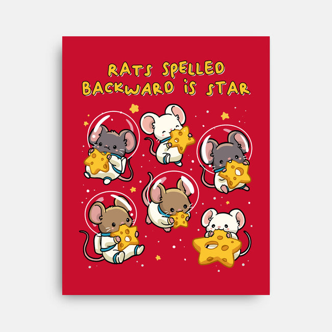 Rats Spelled Backward Is Star-None-Stretched-Canvas-GoshWow
