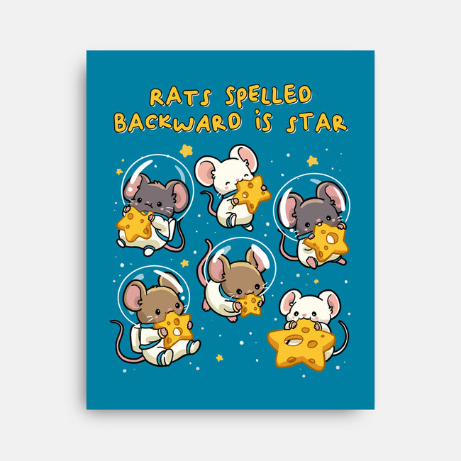 Rats Spelled Backward Is Star-None-Stretched-Canvas-GoshWow