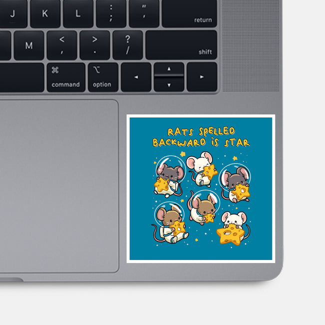 Rats Spelled Backward Is Star-None-Glossy-Sticker-GoshWow