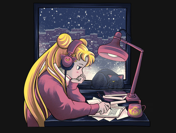Lofi Moon Girl