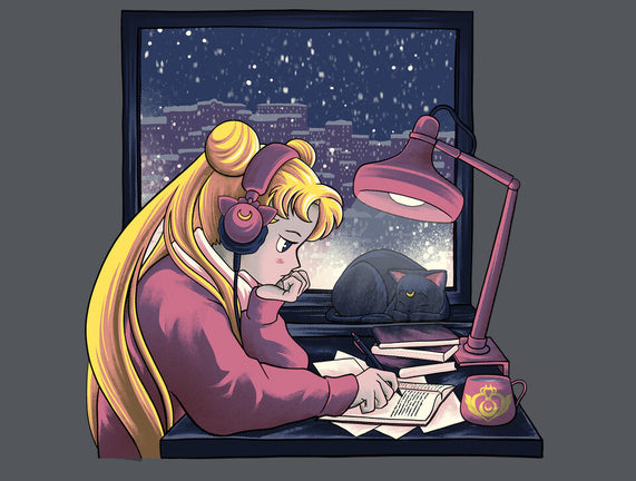 Lofi Moon Girl