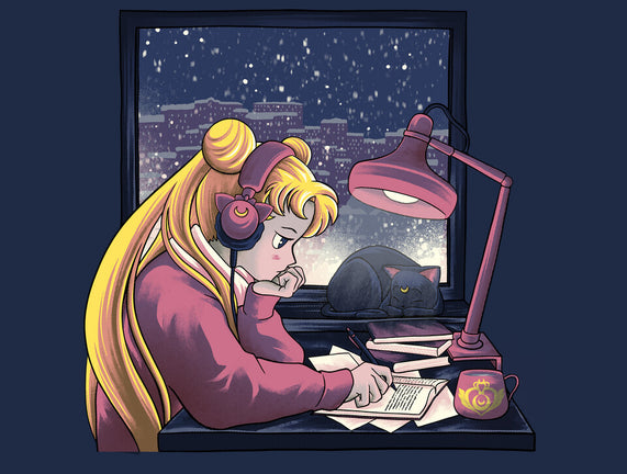 Lofi Moon Girl