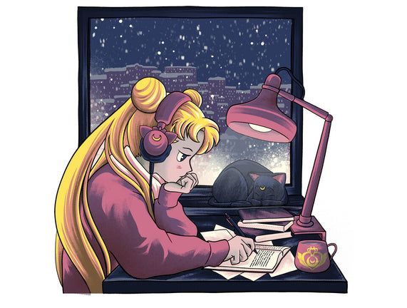 Lofi Moon Girl