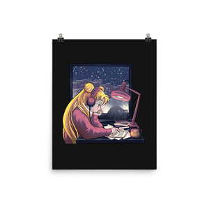 Lofi Moon Girl