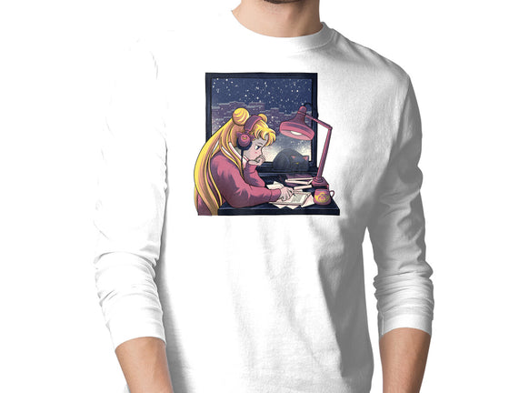 Lofi Moon Girl
