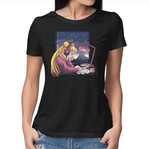 Lofi Moon Girl