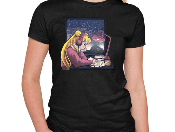 Lofi Moon Girl