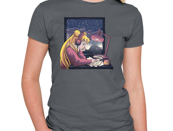 Lofi Moon Girl
