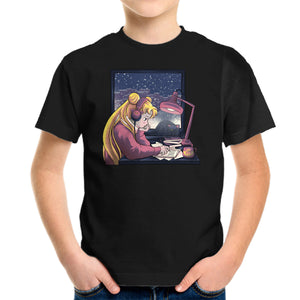 Lofi Moon Girl