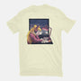 Lofi Moon Girl-Mens-Premium-Tee-rmatix