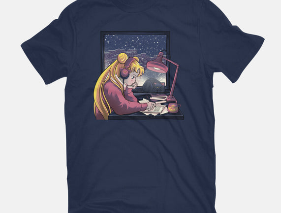 Lofi Moon Girl