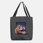 Lofi Moon Girl-None-Basic Tote-Bag-rmatix
