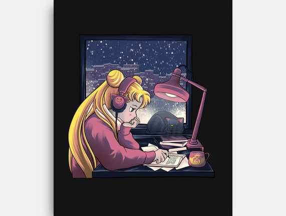 Lofi Moon Girl