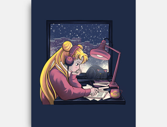 Lofi Moon Girl