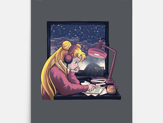Lofi Moon Girl