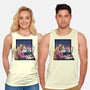 Lofi Moon Girl-Unisex-Basic-Tank-rmatix