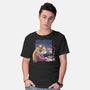 Lofi Moon Girl-Mens-Basic-Tee-rmatix