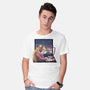 Lofi Moon Girl-Mens-Basic-Tee-rmatix