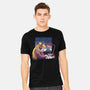 Lofi Moon Girl-Mens-Heavyweight-Tee-rmatix