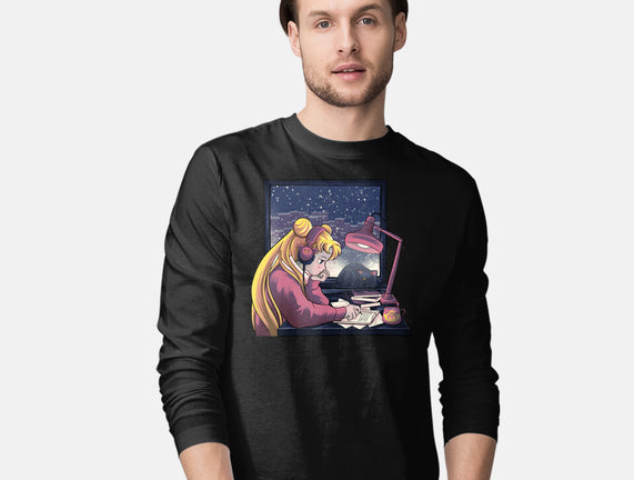 Lofi Moon Girl