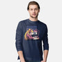 Lofi Moon Girl-Mens-Long Sleeved-Tee-rmatix