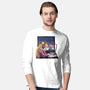 Lofi Moon Girl-Mens-Long Sleeved-Tee-rmatix