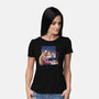 Lofi Moon Girl-Womens-Basic-Tee-rmatix