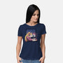 Lofi Moon Girl-Womens-Basic-Tee-rmatix