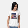 Lofi Moon Girl-Womens-Basic-Tee-rmatix