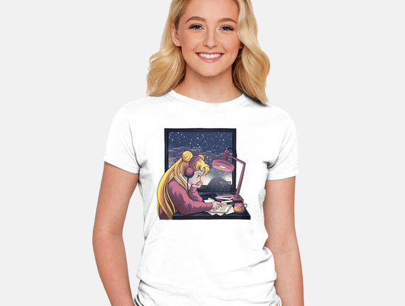 Lofi Moon Girl