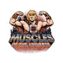 Muscles Of The Universe-Unisex-Baseball-Tee-glitchygorilla