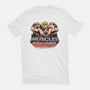 Muscles Of The Universe-Womens-Fitted-Tee-glitchygorilla