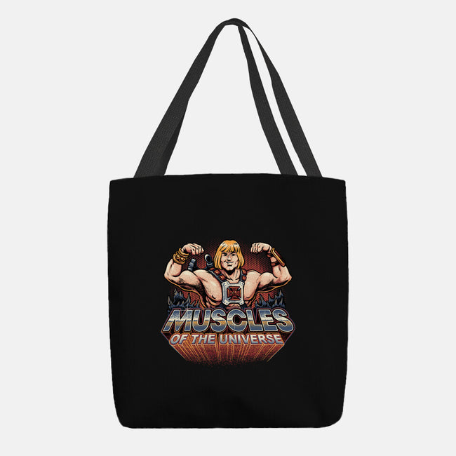 Muscles Of The Universe-None-Basic Tote-Bag-glitchygorilla