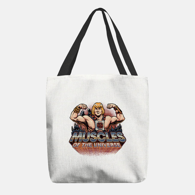 Muscles Of The Universe-None-Basic Tote-Bag-glitchygorilla