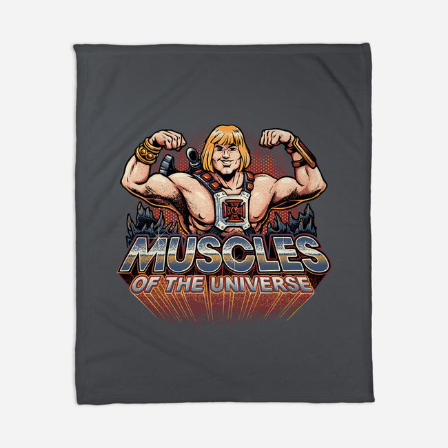 Muscles Of The Universe-None-Fleece-Blanket-glitchygorilla