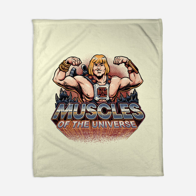 Muscles Of The Universe-None-Fleece-Blanket-glitchygorilla