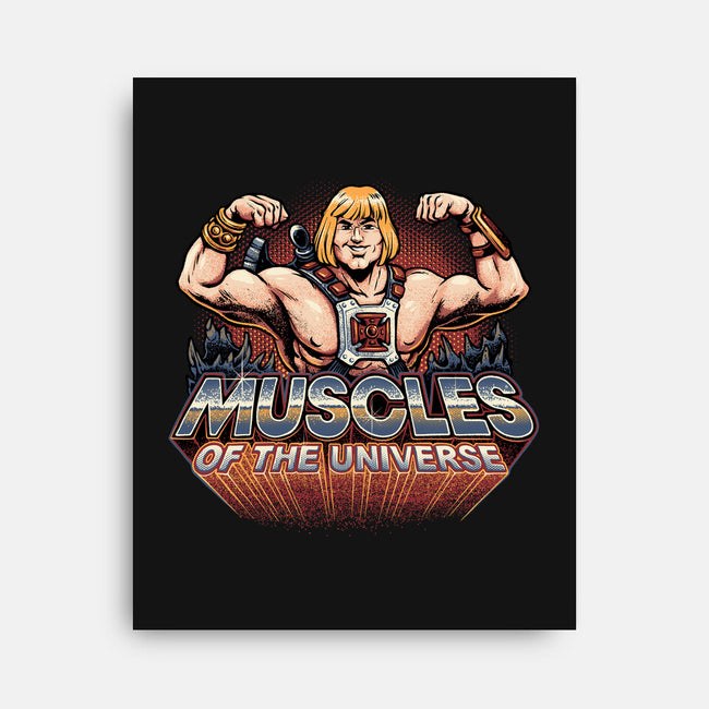 Muscles Of The Universe-None-Stretched-Canvas-glitchygorilla