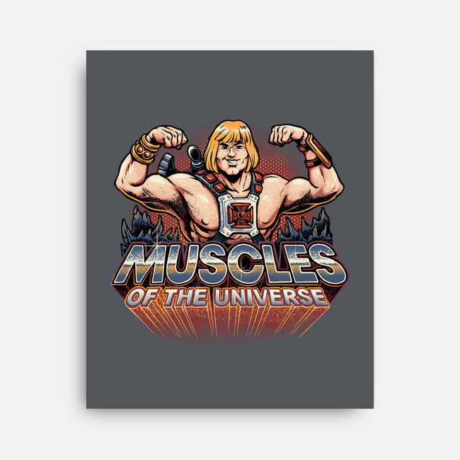 Muscles Of The Universe-None-Stretched-Canvas-glitchygorilla