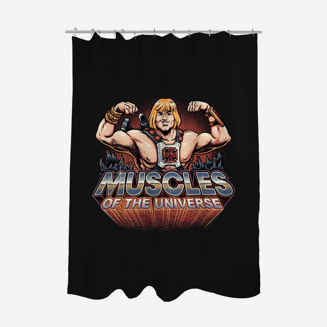 Muscles Of The Universe-None-Polyester-Shower Curtain-glitchygorilla