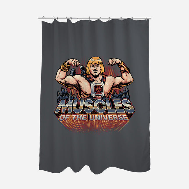 Muscles Of The Universe-None-Polyester-Shower Curtain-glitchygorilla