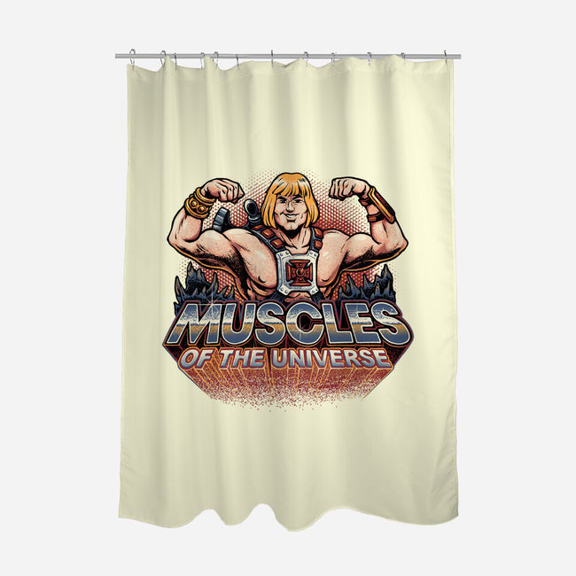 Muscles Of The Universe-None-Polyester-Shower Curtain-glitchygorilla
