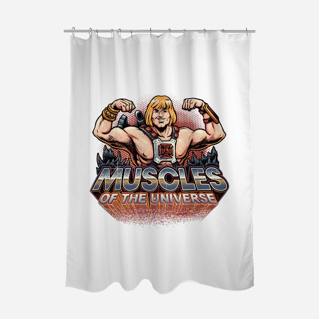 Muscles Of The Universe-None-Polyester-Shower Curtain-glitchygorilla
