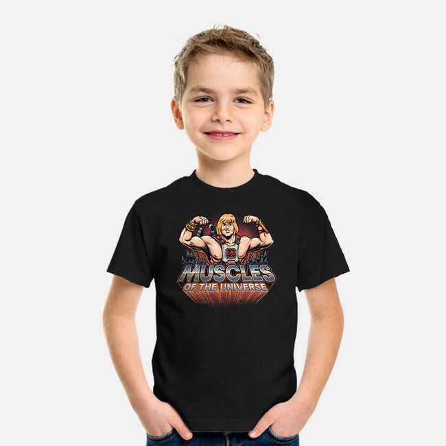 Muscles Of The Universe-Youth-Basic-Tee-glitchygorilla