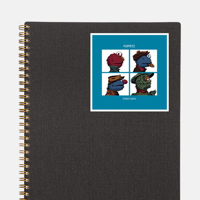 Puppetz Street Days-None-Glossy-Sticker-zybbhorn